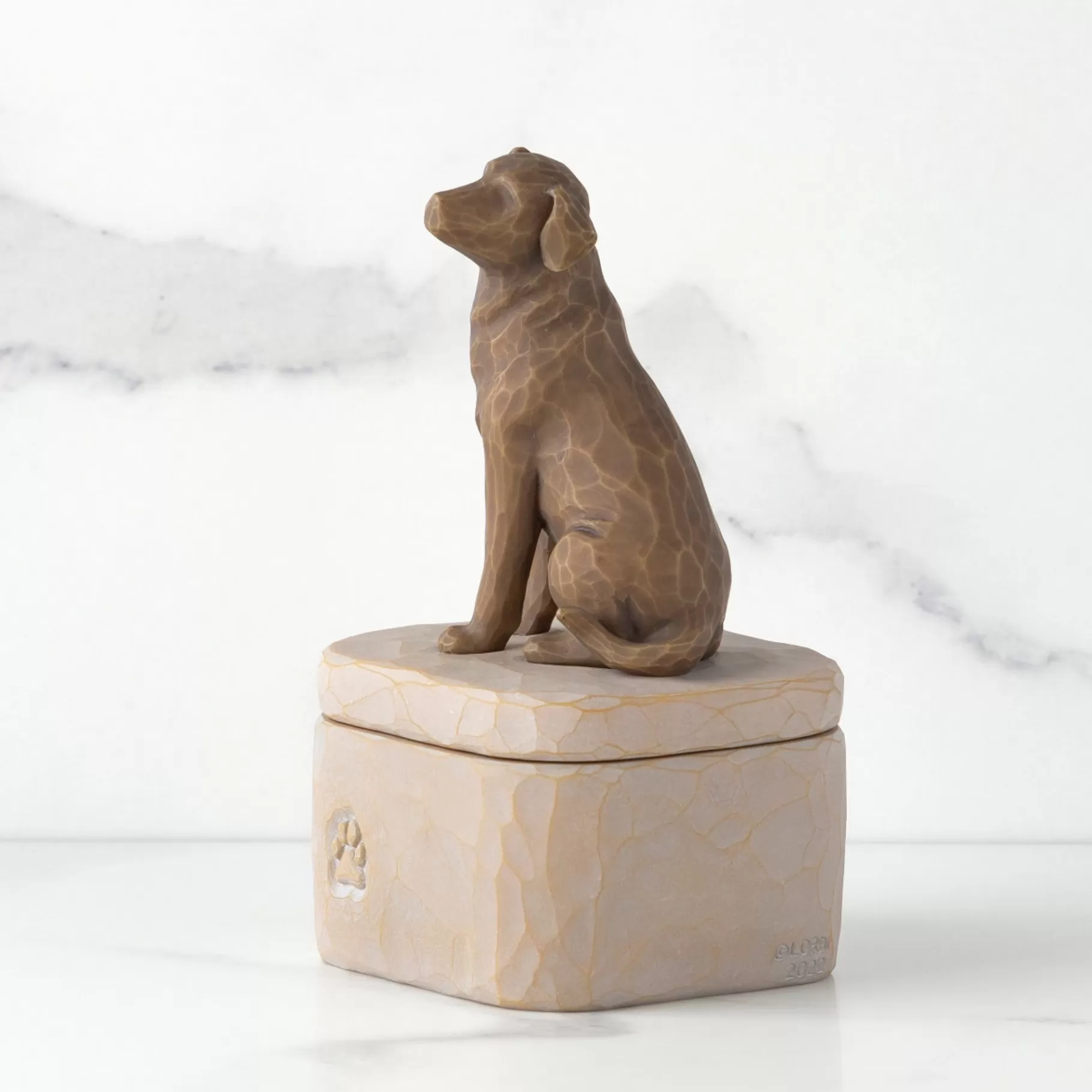 Clearance Willow Tree Love My Dog (Dark) Keepsake Box