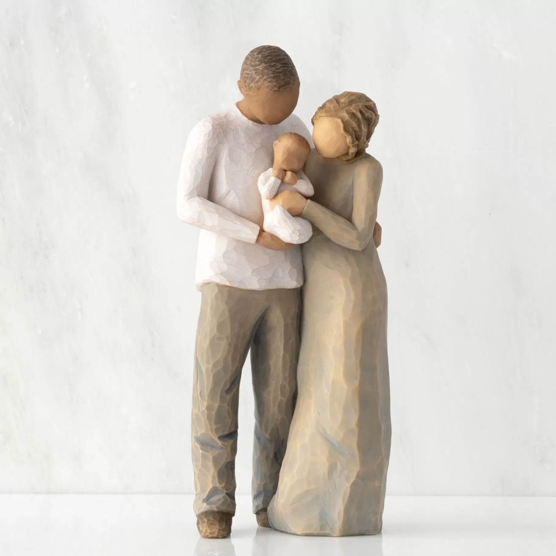 Clearance Willow Tree We Are Three (Woman: Lighter Skin, Man: Darker Skin)